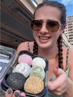 This mochi was UNREAL. #mochi #japanesegrocerystore #tastetest #japanesesnacks #snack #snacks #tastetestjapan #foodreview #sesame #redbean #hawaii #hawaiitravel #travelinhawaii #oahu #honolulu #travel #femaletravel #traveltok #vacation #fyp #tastetest #mukbang 