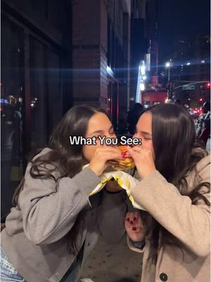 ib: @Kaitlyn Lavery thought this was so funny we had to try #Foodie #foodfails #bloopers #fails #failarmy #blooper😂 #foodietiktok #foodtiktok #FoodTok #triplets #sisters #eatingshow #sistersquad #foodreview #nycfood #nycfoodie #nyc #foodfail #funny #trending 