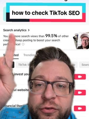 how to check your tiktok SEO? #tiktokseo  #seo #searchengineoptimization 
