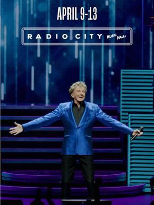 #JustAnnounced - MANILOW returns to his record-breaking Radio City residency on April 9-13, 2025! #barrymanilow #nyc #radiocity #fyp 