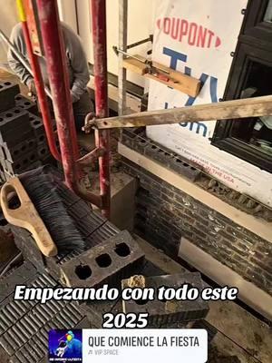 empezando bien este 2025 se vienen projectos buenos gracias a dios  💪💪💪#marquezcontruction #bricks #masonary #chicago #zacatecas @Juan Victorio 