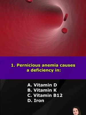 Nursing MedSurg Quiz Review for Nursing School Students and NCLEX Test your knowledge on common health conditions such as pernicious anemia, gout, and hereditary hemochromatosis. #nursingschool #nursingschoolhacks #nursingstudent #nurse #nursetok #nursesoftiktok #nursesarah #fyp #stem #foryou #perniciousanemia #gout #hemochromatosis 