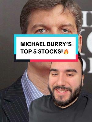 Michael Burry’s Top 5 Stocks In 2025!🚀 #michaelburry #thebigshort #stocks #stockmarket #invest #investing #scionassetmanagement #money #finance