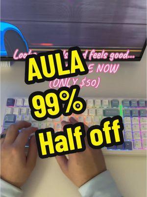 #tiktokshopfinds #creamykeyboardasmr #aula #aulakeyboard #techtok #aulaf99 #TikTokShop #typetest #handcam #99percentkeyboard #fullsizekeyboard #keyboardnumpad #smartaxis #affordabletech #keyboardsoundtest #keyboardknob #asmr #creamykeyboards #hotswapkeyboard #trimodekeyboard 