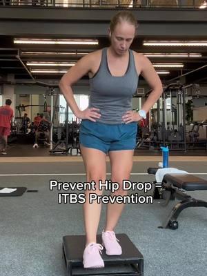 Prevent hip drop by addressing the gluteus medius, especially in single leg movements #gluteusmedius #gluteusmediusexercises #hipdrop #runningform #runningformtips #hippain #kneepain #marathontraining #halfmarathontraining 