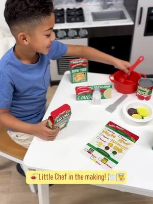 So many pastabilities when it comes to this pretend play set!🍝 #MelissaAndDoug #pastaplayset #culinarycreations #pretendplay #handsonplay #screenfreeplay #pretendplaytoys #playwithyourfood #forpreschoolers