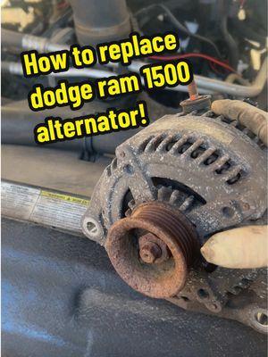 How to change a dodge 1500 5.7 hemi alternator using vevor 90pc socket set! #vevor #vevortools #vevorttshop #socketset #sockets #howto #dodge #hemi #ram1500 #alternator #fix #mechanic 