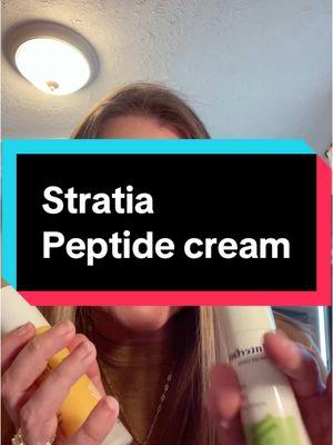 I love this duo now that I added their peptide cream! #stratia #skincare #skincareregimen #NewYearNewAura  