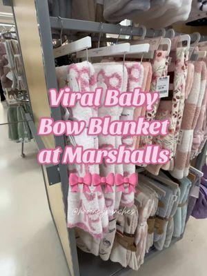 Found the cutest baby bow blanket at @Marshalls today for only $12.99 🎀🫶🏽✨ girl mamas you better run 🏃🏽‍♀️💨 • • • • #marshalls #marshallsfinds #girlmama #girlmom #girly #bow #bowtrend #bowaesthetic #coquette #babyfever #baby #babygirl #marshallsfind #marshallshaul #shop #shopwithme #shoppingvlog #Vlog #fyp #foryou #pinktok #pinktiktok #hellokitty #pinkbow #cute #kawaii #hkfinds #hellokittyfinds #girlmommy #mommy #girls #girlmum #girlmath 