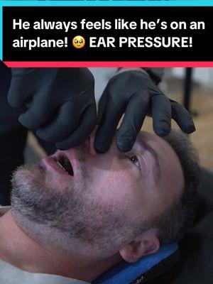 He always feels like he’s on an airplane—so much ear pressure! After this session, he feels so much better! ✈️👂  . . . #EarPressureRelief #ChiropracticCare #FaceCrack #CranialFacialRelease #tinnitus 