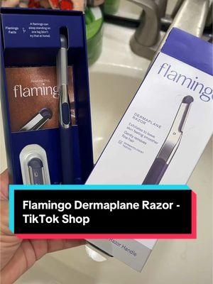 Flamingo Dermaplane Razor is definitely a must have! ✨ #flamingo #dermaplane #facialrazor #hairygirl #smoothface #skincare #facecare #shaving #facialhair #tiktokshopfindsfyp #newyearnewaura #tiktokshopdeals 