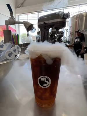 Coffee the liquid nitrogen way!💨☕️ #buzzedbullcreamerypigeonforge #smokymountains #pigeonforge #pigeonforgevacation #pigeonforgetravel #pigeonforgetn #coffee #drinks #liquidnitrogen 