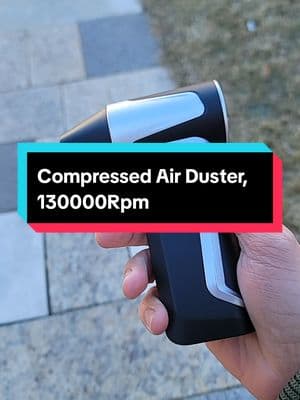 Compressed Air Duster, 130000RP #airduster #turbofan #compressedair #fancleaner #fan #TikTokShop #flashsale #tiktoksale 