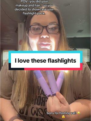 I’m obsessed with these flash lights. And they are SO cute #purple #flashlights #lights #emergencies #candles #emergency #camping #campingmusthaves 