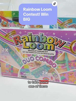 THESE KITS COST $0 - crafting kits can’t get cheaper than this (if you win)! 😆 🌟 Start the year BIG with Rainbow Loom! 🌟 We’re kicking things off with bigger prizes for Loom Star of the Week! 🎉 Share your creations on IG using the hashtags #loomstarnomination #rainbowloom , make sure you’re following us, and tag us. Each Friday, 1 lucky winner will take home one of the amazing kits featured here! ✨ Show off your creativity, win big, and don’t forget to tell your friends to join the fun! 🥳 Stuck? Scroll through our pages for some bracelet, charm, and loomigurumi ideas 🧐 #LoomstarOfTheWeek #Loomstagram #LoomStar #CraftAndWin #WinBig #braceletkit #braceletmakingkit #kidsjewelry 