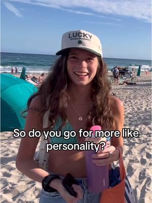 I still think she goes for personality more #fyp #viralvideo #dating #height #tall #short #shortking #beach #deerfieldbeach 