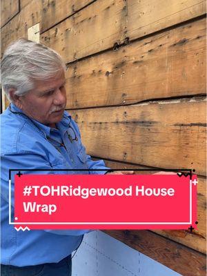 🏡 @Tom Silva and Zack (@Dettmore101) dive into the special house wrap we’re using at #TOHRidgewood.  #ThisOldHouse #TOH #homerenovation #homeimprovement #DIY #siding #housewrap #carpentry 