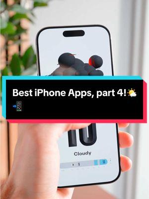 Best iPhone Apps, part 4!🌤️📲 #iphonelover #iphonefan #iphoneuser #appleiphone #iphone16pro #ios18 #iphoneapps #weatherapp #mobileapp 