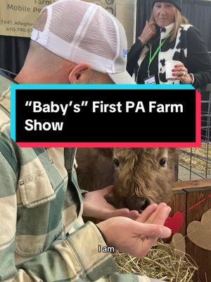 Our newsletter editor Travis had never been to the Pennsylvania Farm Show before. Of course we had to fix that! #farm #agriculture #farmtok #agnews #newstok #newspaper #newsletter #pennsylvania #farmshow #pafarmshow #pennsylvaniafarmshow #goats #babygoats #highlandcow #minihighland #milkshake #buttersculpture 