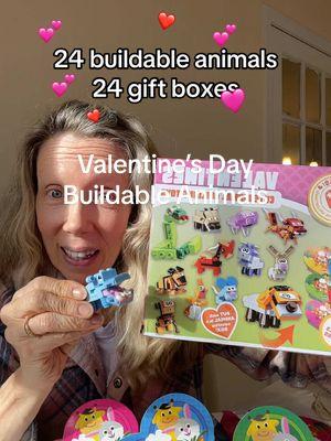 These building block animals are so much better than candy and kids will have so much fun putting them together! You get 24 animals and 24 boxes so share the love this year with this cute Valentine’s Day set! 🩷 #valentinesdaykidscraft #valentinesdaygift #schoolvalentines #bemyvalentine #buildingblocks #newyearnewaura #craftsforkids #valentinesdaygiftideas #teachersoftiktok #teacherlife 