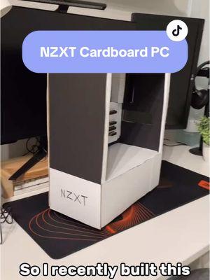 Rate this cardboard PC 1-10 📦  wojyt_ on Instagram #nzxt #cardboard #cardboardpc #pc #pcbuilding  