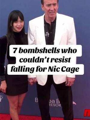 7 bombshells who couldn’t resist falling for Nicholas Cage #fyp #bcaxyz #Relationship #celebrities #actress #actor 