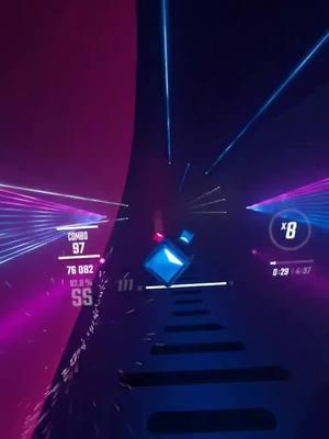 I've been attempting expert mode on beat saber and it's not easy lol. 😭🤣 #beatsaber #expertmode #fyp 