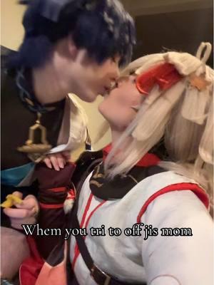 I mean he dont want her so @bambs #kazuscara #kazuhacosplay #scaramouche #wanderercosplay #GenshinImpact #hoyocreators 