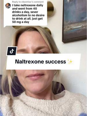 What a tremendous success story of naltrexone! If you are curious about this medication, you can learn more about it with my other videos or the link in my profile. ##naltrexone##sinclairmethod##harmreduction##sobercurious##alcoholtreatment##medicationforalcoholism##medicationassistedtreatment##WeDoRecover##sobertok