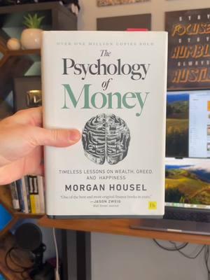 Top Lessons for Wealth, Greed, & Happiness  One of my favorite books, The Psychology of Money by Morgan Housel, talks about the top lessons for wealth, greed, & happiness #businessbookreview #businessbooks #wealthymindset #happinessquotes 