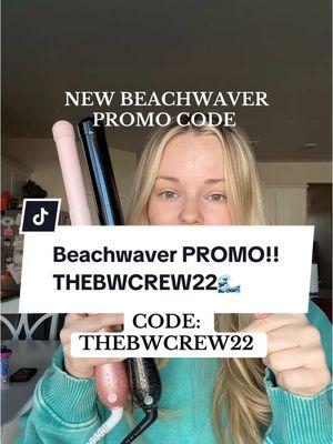 Replying to @Jay new code! Perfect curls everytime thanks to @TheBeachwaver! 💗🌊#beachwaver #beachwaverpromocode #beachwaversale #glitter #glitterbeachwaver #beautycreator #promocode 