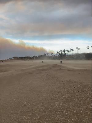 Malibu fires from Venice beach #malibufires #californiaburning #fires #malibu #venicebeach #californiafires