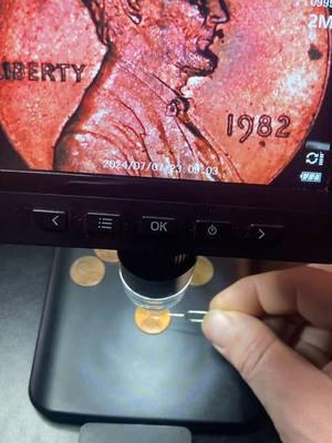 I’m going to find the 3.11 small date Lincoln cent, only a matter of time, check out how to do it, grab a scope today and get looking! #TikTokShop #coinmicroscope #lincolncent #1982smalldate