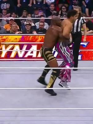 #SheltonBenjamin sent #MaxCaster flying during #AEWDynamite ! #aew #allelitewrestling #prowrestling #prowrestlingtiktok #theacclaimed #thehurtsyndicate #tbs #sportsonmax