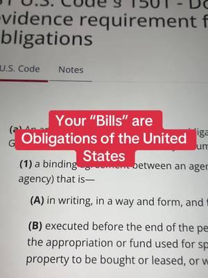 According to 31 USC 1501 your utilities and promises to pay are the obligations of the US.  So why are they stealing your property and services which are  guaranteed by the full faith and credit of the US?  . . #Law #credit #freedom #knowtheledge #consumerlaw #consumerfraud #debtfree #debt #knowthyself #sovereign #creditrepair #trustlaw #equity 