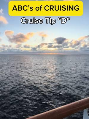 Dining time. Disembarkation. Dress Codes. And Deck Plans!  What cruise tip do you have that starts with the Letter D Drop it in the comments!  Follow for more cruise tips!  #cruise #cruisetips #cruisetipsforfirsttimers #cruisecontentcreator #cruisecontent #goingonacruise #cruisehacks #cruisetipsandtricks #carnivalcruise #cruiselover #cruisevacation #royalcaribbean #msccruises #princesscruises #margaritavilleatsea #hollandamerica #virginvoyages #disneycruiseline #mhfamilyadventures 