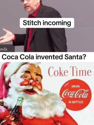 Did Coac Cola invent Santa Clause? Kinda, but not really #christmas #santa #stnicholas #saint #catholic #history #historytok #rome #romanempire #srroucasagranda #roycasagranda  