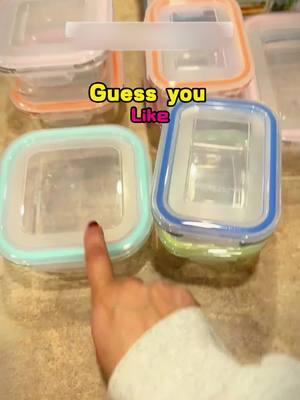 I love glass containers wayyyy more than plastic #glassfoodstorage #foodcontainers#TikTokShop #fyp 