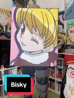 I bring y’all Bisky ✨ ❗️DreadHeadArts.com❗️ #bisky #biscuitkrueger #hxh #hunterxhunter #fyp #art #painting #anime 