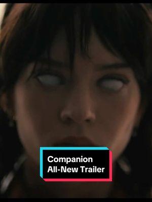 Official trailer for #Companion - in theaters January 31. #rottentomatoes #movie #movietok #film #filmtok #trailer #teaser #horror #horrortok #horrormovie 