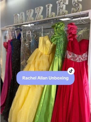 Rachel Allan Prom Unboxing📦🤩✨ @Rachel Allan | Designer  #unboxing #prom #fyp #rachelallan #rachelallanprom 