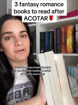 So you just finished reading the ACOTAR series and you wanna dive into more fanatsy romance books! Here are 3 of my favorite recommendations!! • Trial of the Sun Queen by Nisha J. Tuli (completed series, bachelor like competition with a hint of the hunger games. shadow magic but with a bit of a twist, lots of secrets you learn as the books go on, enemies to lovers romance🔥🔥🔥) • Spark of the Everflame by Penn Cole (3 books currently out, enemies to lovers romance with a compelling fantasy plot that has digestible worldbuilding. The audiobooks for this series are great if that’s your preferred reading method!) • Zodiac Academy series by Caroline Peckham and Susanne Valenti (completed series, its longgg but has some of the most epic romances I’ve ever read about. Enemies to lovers, forbidden romance, star crossed love, fated mates, literally all the good stuff. I think about these characters constantly!) #fantasyromancebooks #fantasybooks #romanticfantasy #bookstoreadafteracotar #acourtofthornsandroses #acotarseries #bookswithfae #spicyromantasy #bookslikeacotar #fantasyromancerecommendations #romantasyrecs #lenslibrary 