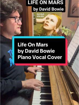 Life On Mars by @David Bowie Piano/ vocal cover! Today, Jan 8th, would have been David Bowie’s 78th birthday! This is one of my favorite songs by the music legend! #lifeonmars #davidbowie #coversong #piano #pianocover #hunkydory #70smusic #lovethissong #tribute #musiclegend #classicrock 