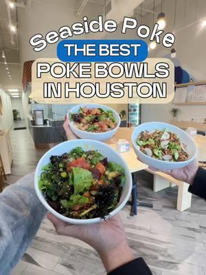 @seasidepoke New Location 👀✨ Now open in Spring Branch area! Locally-loved since 2017, Seaside serves up super fresh, flavorful and customizable island-inspired poke bowls. Highly recommend their chef-driven signature bowls 🤌 Their Truffle Yellowtail is a must-try and the Spicy Shoyu hits! The spam musubi is also yum and so fun to eat. Their ingredients are locally-sourced, which is a huge plus. You can also build your perfect poke bowl with fresh salmon, tuna or yellowtail, add fun toppings like fried shallots and puff rice with housemade sauces. Have y’all been to the new Seaside yet?👇 📍Seaside Poke 7670 Katy Fwy, Ste 80, Houston, TX 77024 #seasidepoke #pokebowls #houstonfoodie #houstoneats #thingstodoinhouston #htxfood #springbranchtx #springbranch #stufftodoinhouston #htx #houstonfood 