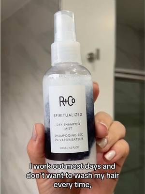 Extend the life of your blowout, even between workouts, with SPIRITUALIZED Dry Shampoo Mist. Its revolutionary micellar formula features suspended cleansing powders that leave your hair and scalp feeling cleaner than traditional dry shampoos. #randco #hairtok #dryshampoo #GymTok #gymhair #workoutroutine #BestHairProducts 