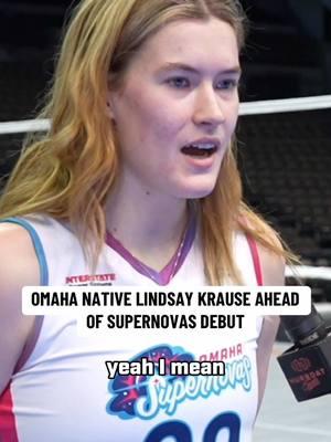 Ana Bellinghausen was joined by Lindsay Krause ahead of her @Omaha Supernovas debut on Friday. #volleyball #nebraska #omaha #professionalvolleyball #pvf 