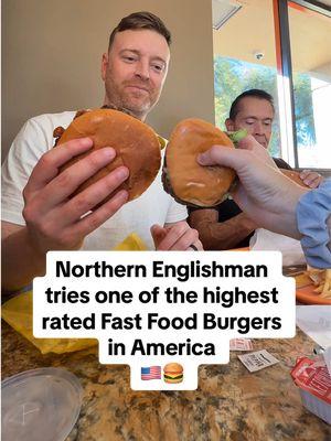 Welcome to another episode of my Northern Englishman Husband and my American father trying another American fast food joint🤣 🍔🇺🇸  Where to next?#NorthernEnglishman #TayAndAlex #britinamerica #whataburger @Whataburger 