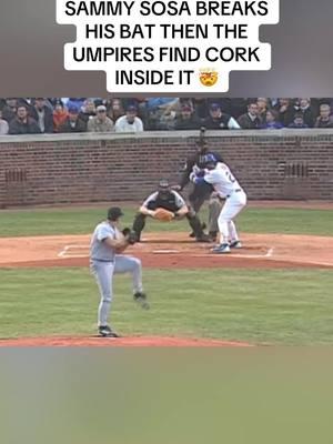 This was crazy 🤯 #baseball #cubs #sammysosa #umpires #sports #viral #fyp 