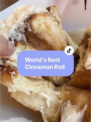 Get the World’s Best Cinnamon Roll right in Minneapolis at Isles Bun & Coffee 😋 Lines are out the door for these rolls topped with heaps of cream cheese frosting. Try the puppy dog tails, too! #cinnamonroll #awardwinning #bakerytiktok #creamcheesefrosting #foodiesoftiktok 