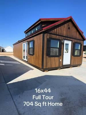 Stunning 16x44 Modern Tiny Home!! For more details contact 903-417-8827 #dreamhome #fyp #tinyhome #tinyhouse #loft #cabinlife #farmhouse #modern #tinyhometour #trend #tinyliving #saddlebrookelife #fypシ #tiny 